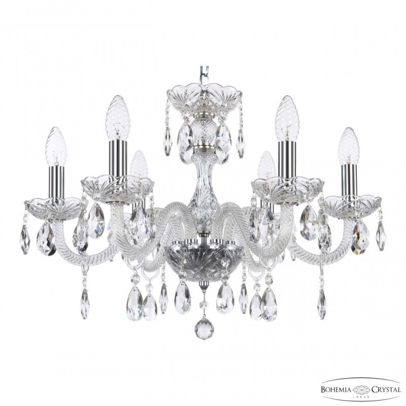 Подвесная люстра Bohemia Ivele Crystal 117 117/6/195 Ni