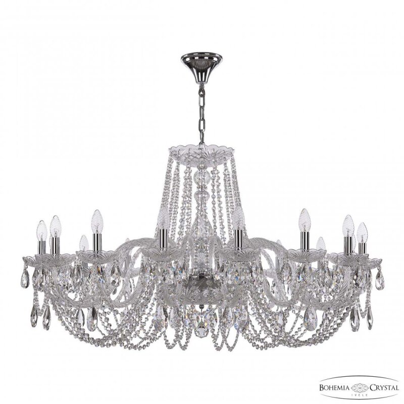 Подвесная люстра Bohemia Ivele Crystal 1402 1402/16/400 Ni