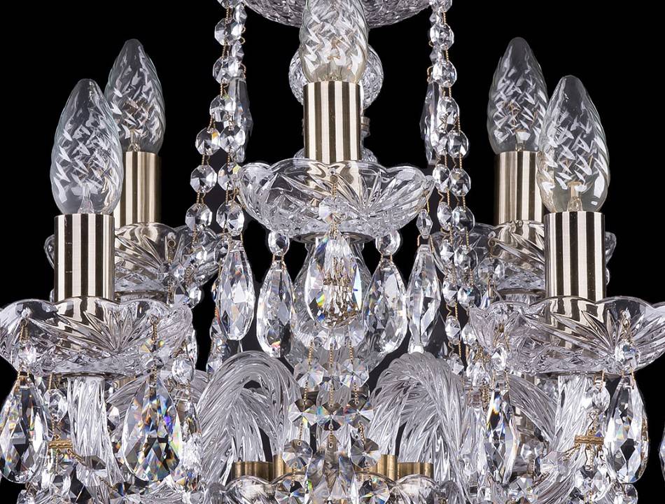 Подвесная люстра Bohemia Ivele Crystal 1402 1402/6_3/195/Pa
