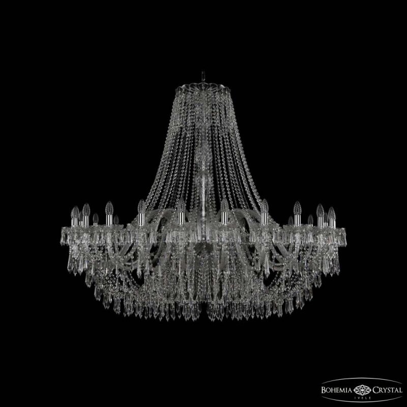 Подвесная люстра Bohemia Ivele Crystal 1403 1403/24/530 Ni