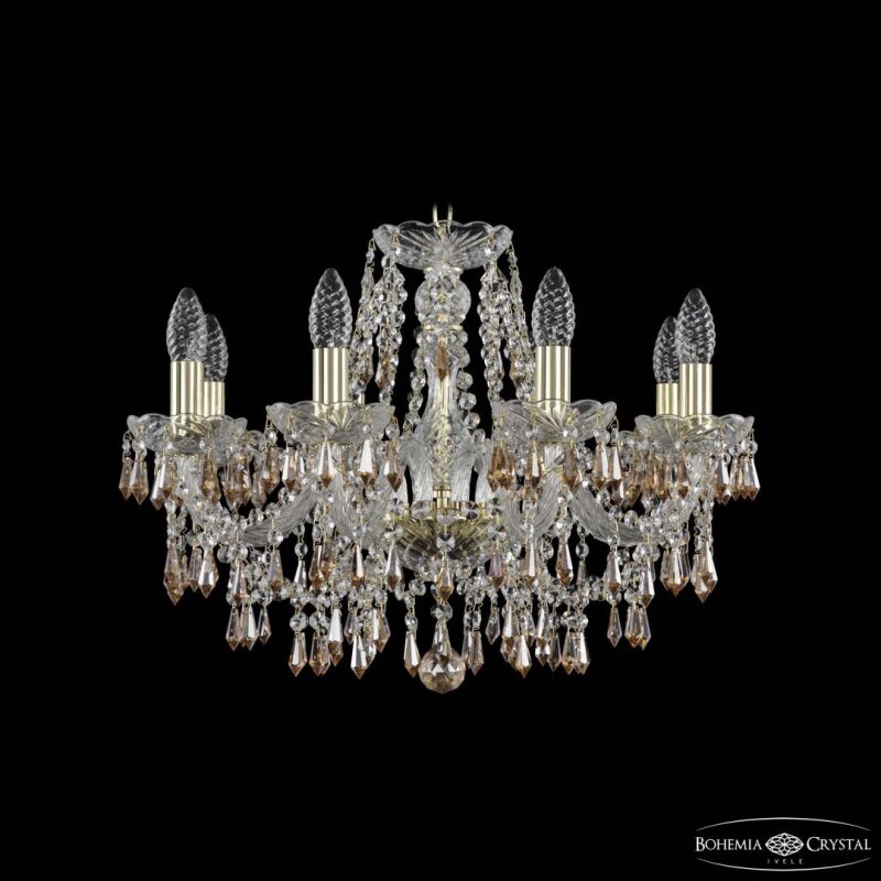 Подвесная люстра Bohemia Ivele Crystal 1403 1403/8/195 G K721