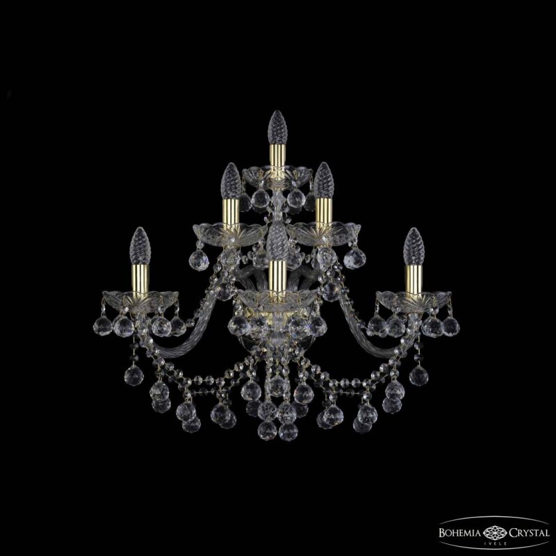 Бра Bohemia Ivele Crystal 1409 1409B/3+2+1/240/XL G