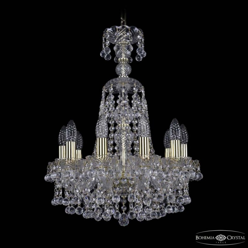 Подвесная люстра Bohemia Ivele Crystal 1409 1409/10/141/XL-59 G
