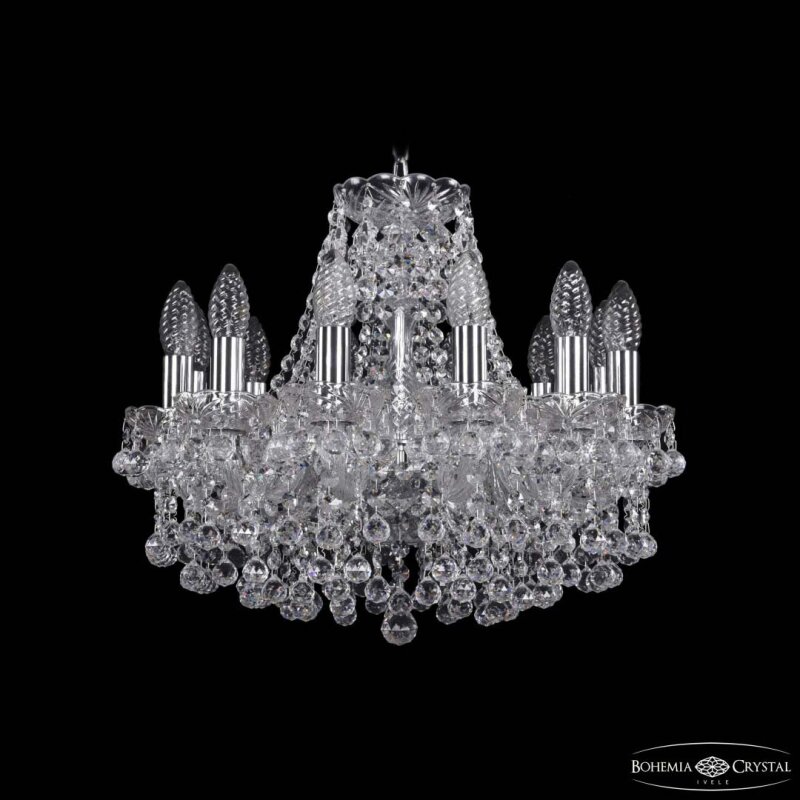 Подвесная люстра Bohemia Ivele Crystal 1409 1409/12/141 Ni