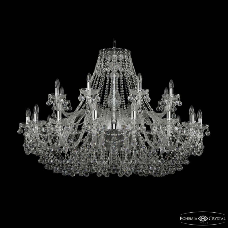 Подвесная люстра Bohemia Ivele Crystal 1409 1409/16+8/460 Ni