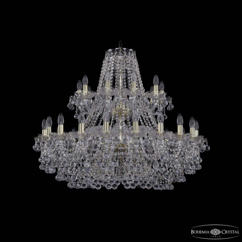 Подвесная люстра Bohemia Ivele Crystal 1409 1409/20+10/360/2d G