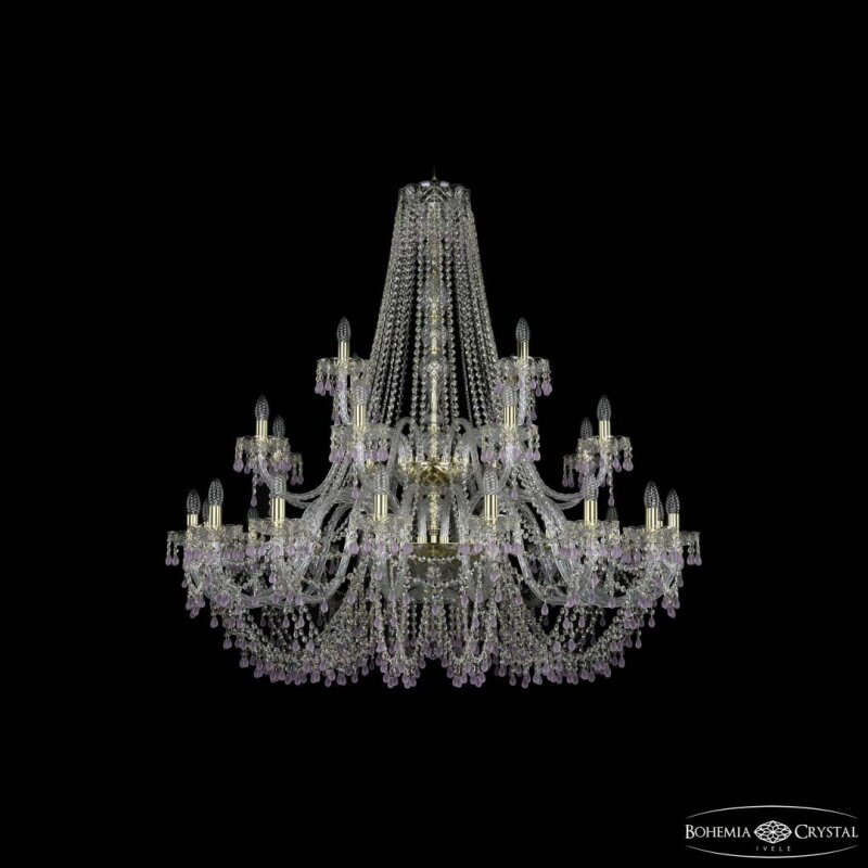 Подвесная люстра Bohemia Ivele Crystal 1410 1410/16+8+4/460/2d G V7010