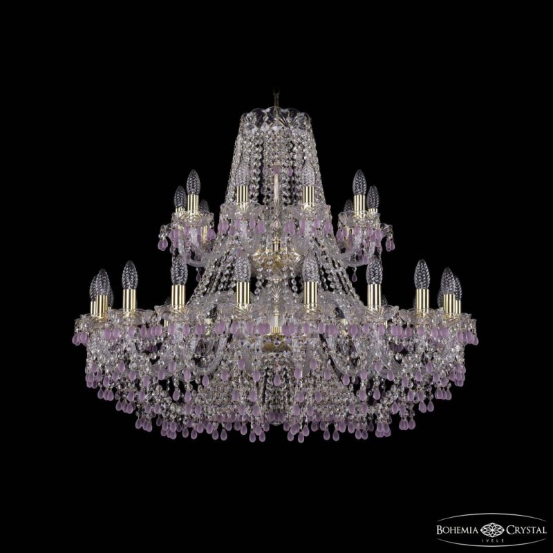 Подвесная люстра Bohemia Ivele Crystal 1410 1410/20+10/360/2d G V7010