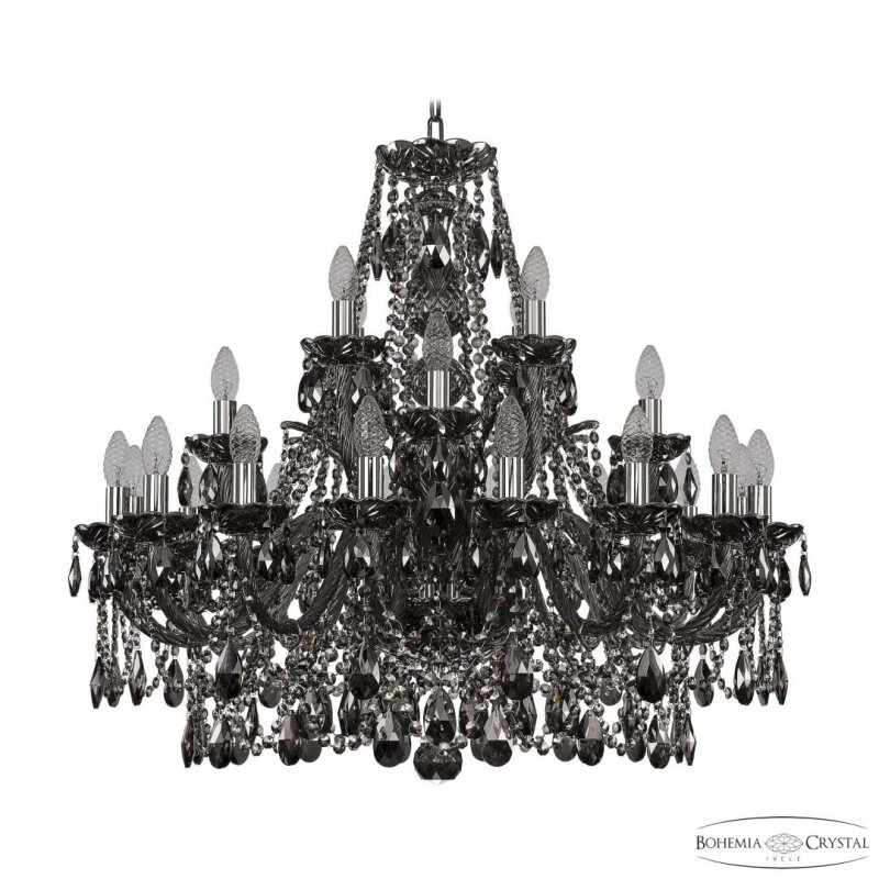 Подвесная люстра Bohemia Ivele Crystal 1411 1411/16+4+4/300 Ni M731