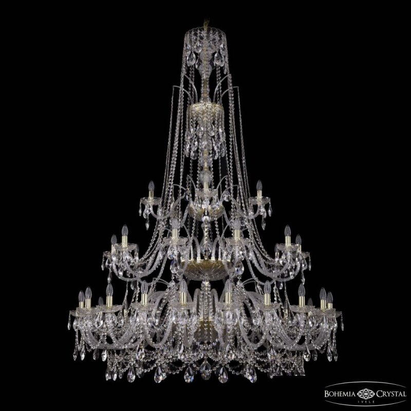 Подвесная люстра Bohemia Ivele Crystal 1411 1411/20+10+5/530/XL-202/3d G