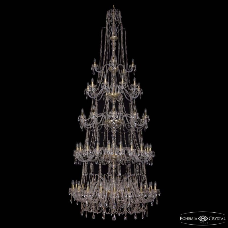 Подвесная люстра Bohemia Ivele Crystal 1411 1411/20+20+10+10+5/460/5d G