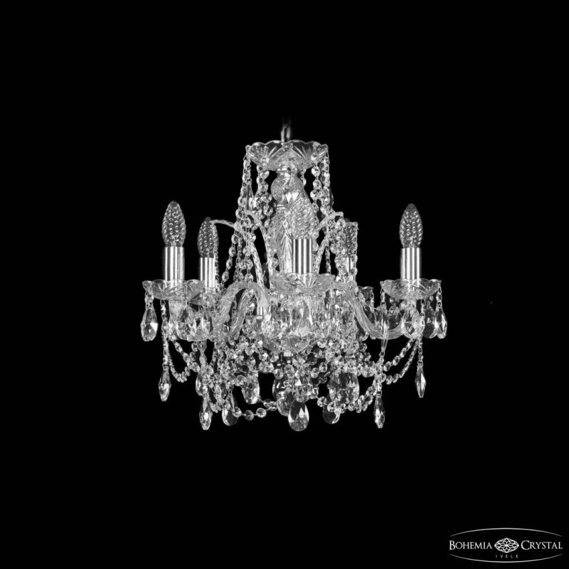 Подвесная люстра Bohemia Ivele Crystal 1411 1411/5/141 Ni
