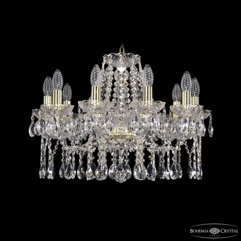 Подвесная люстра Bohemia Ivele Crystal 1413 1413/10/200 G