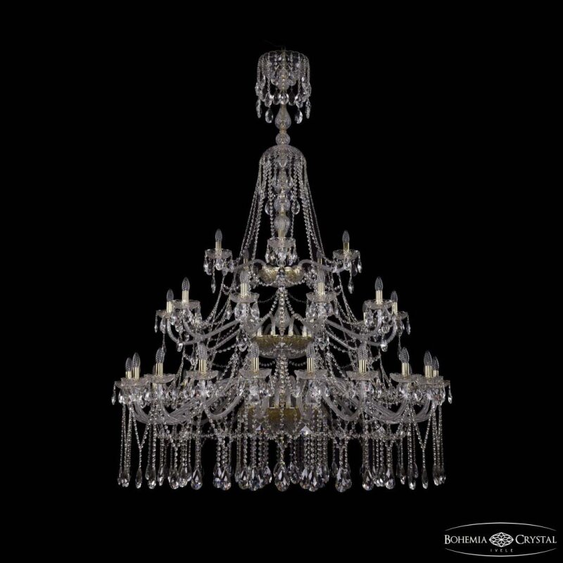 Подвесная люстра Bohemia Ivele Crystal 1413 1413/20+10+5/530/XL-201/3d G