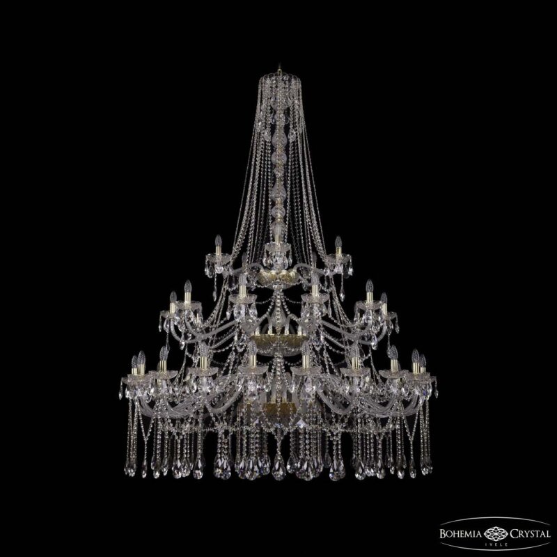 Подвесная люстра Bohemia Ivele Crystal 1413 1413/20+10+5/530/h-201/3d G