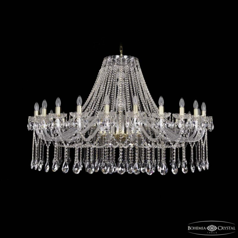 Подвесная люстра Bohemia Ivele Crystal 1413 1413/24/530 G