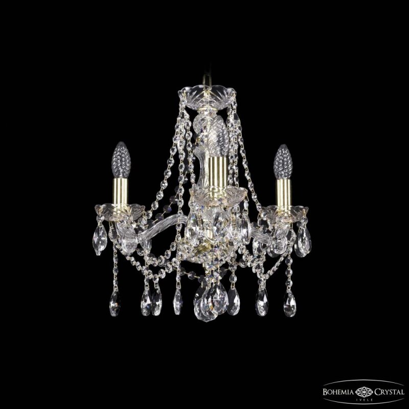 Подвесная люстра Bohemia Ivele Crystal 1413 1413/3/141 G