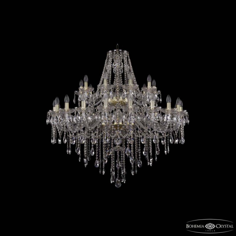 Подвесная люстра Bohemia Ivele Crystal 1415 1415/20+10/400/2d G