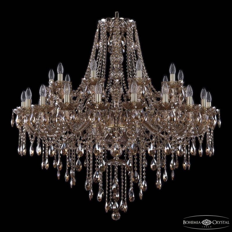 Подвесная люстра Bohemia Ivele Crystal 1415 1415/20+10/400 G M721