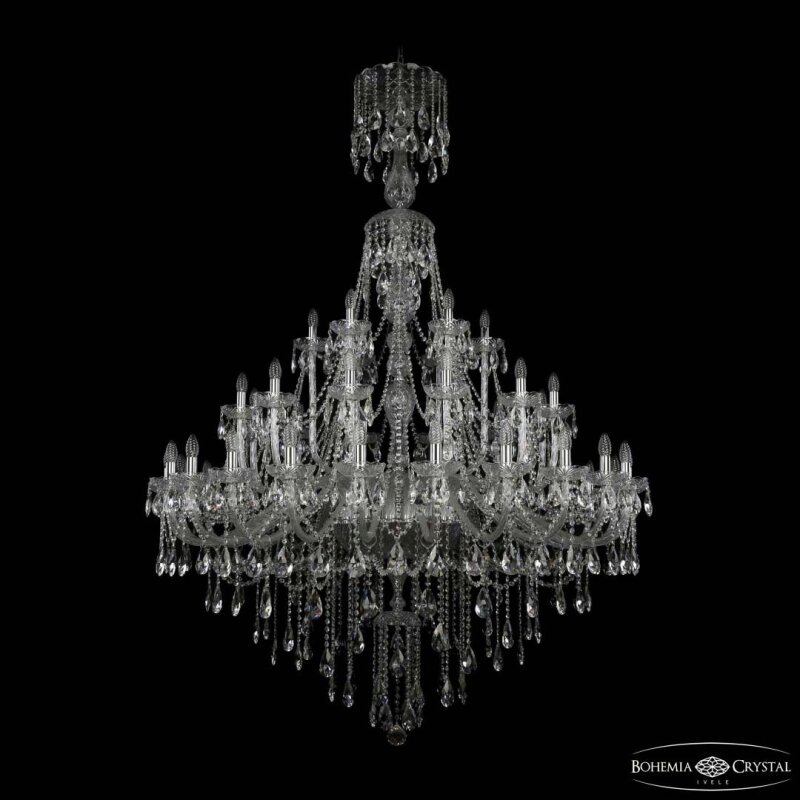 Подвесная люстра Bohemia Ivele Crystal 1415 1415/24+12+6/530/XL-210 Ni