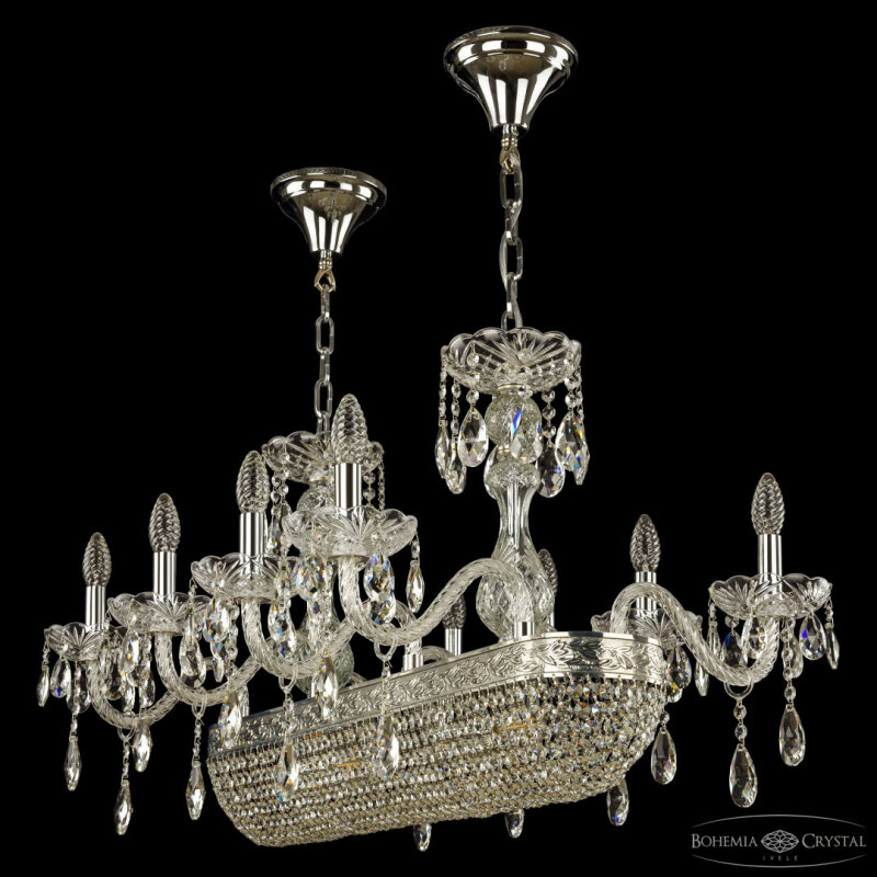 Подвесная люстра Bohemia Ivele Crystal 1452 1452/8/195/800 Ni
