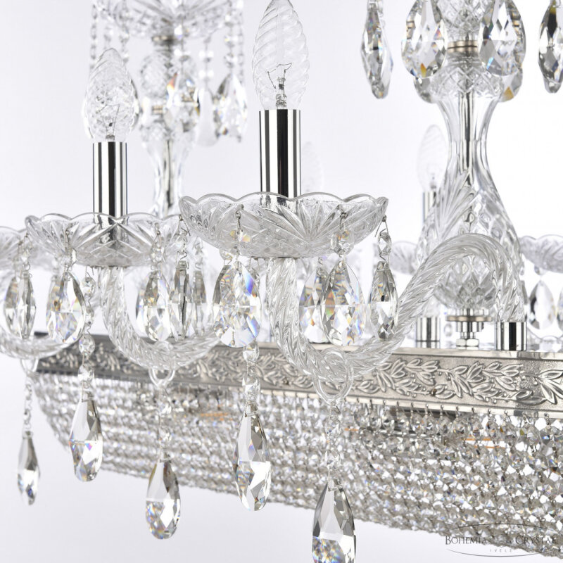 Подвесная люстра Bohemia Ivele Crystal 1452 1452/8/195/800 Ni
