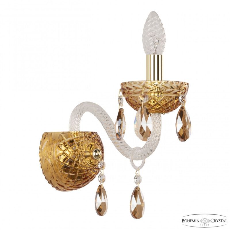 Бра Bohemia Ivele Crystal 5417 5417B/1/165 G Amber/M-1F K721