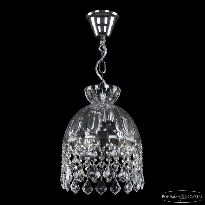 Подвесная люстра Bohemia Ivele Crystal 5478 5478/22 Ni Clear/M-1H Leafs
