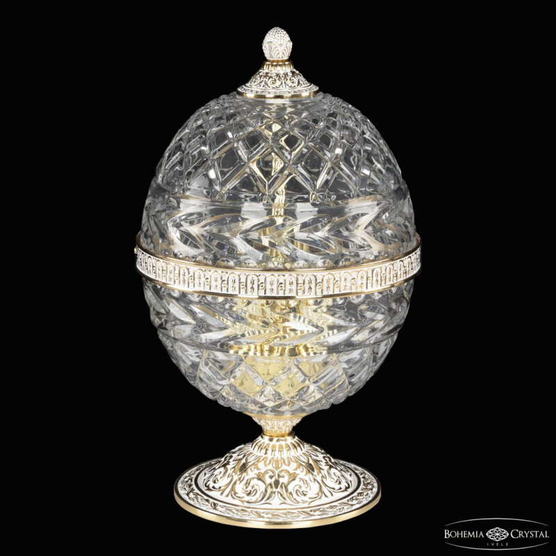 Настольная лампа декоративная Bohemia Ivele Crystal 5680 5680L/20 GW Clear/M-1F