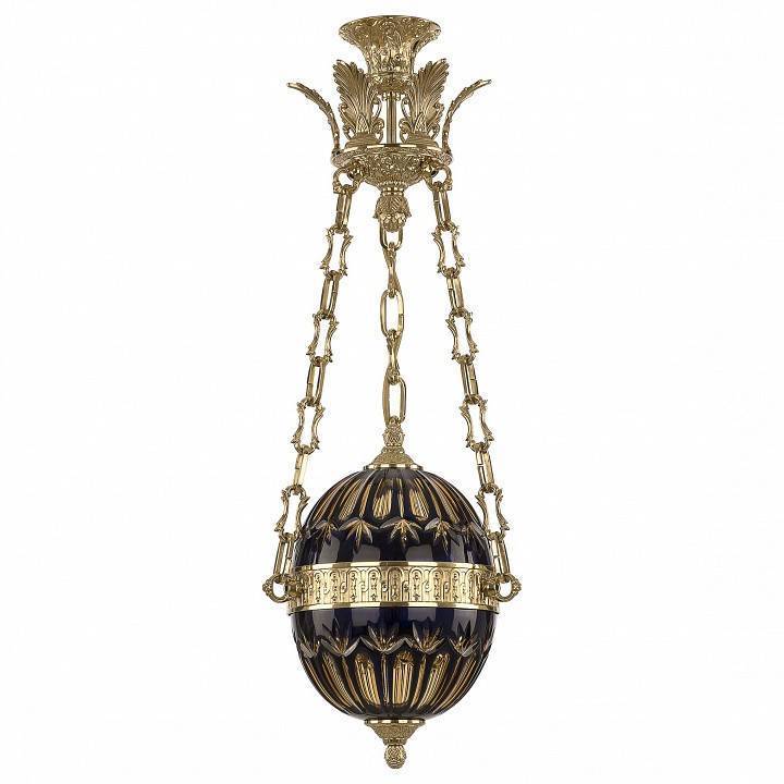 Подвесной светильник Bohemia Ivele Crystal 7100 71000P/20 G Amber-Blue/H-1I Y8