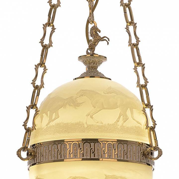 Подвесной светильник Bohemia Ivele Crystal 7100 71000P/25 GW Horse Y8 FH1S
