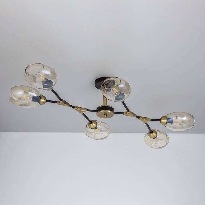 Люстра на штанге Citilux Монтана 6хE27 CL117165