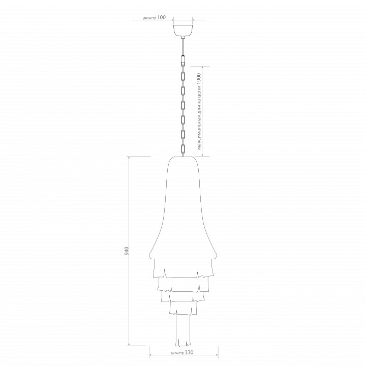 Подвесная люстра Covali JPL-20012