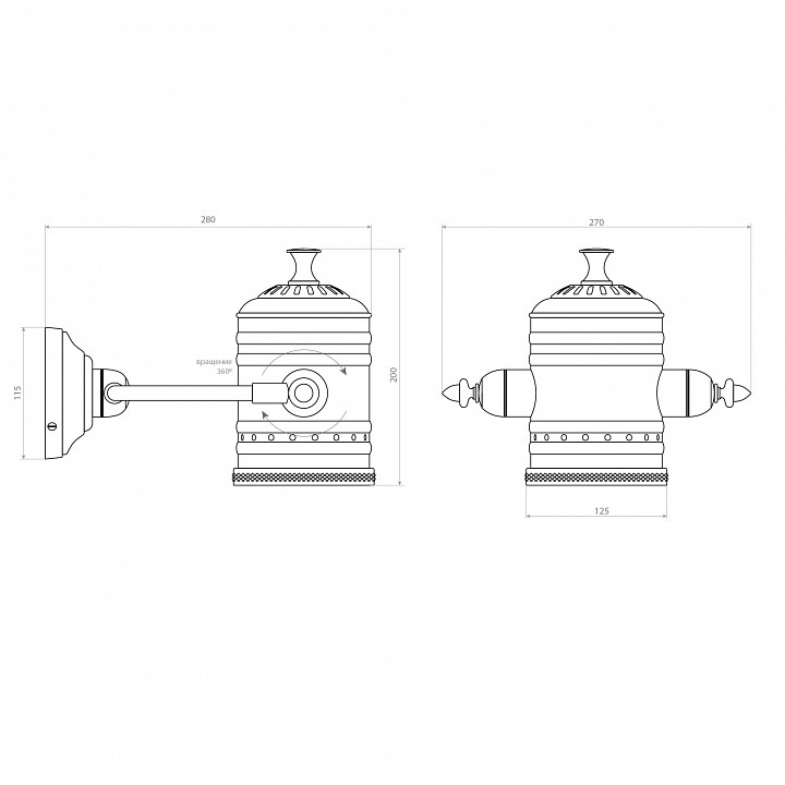 Бра Covali  WL-30858