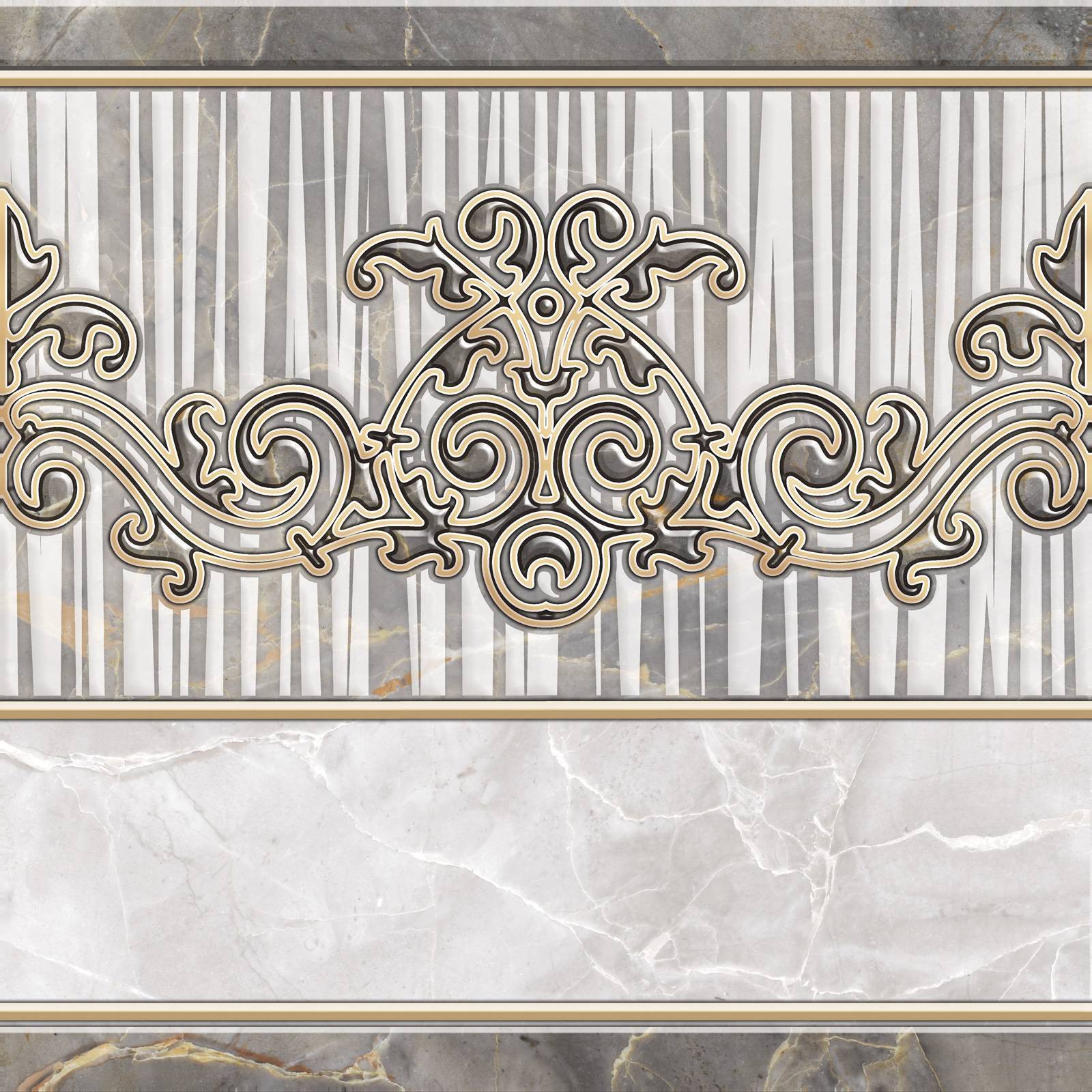 Декор Alma Ceramica Mitra 418х418х8 мм DFU03MIT004