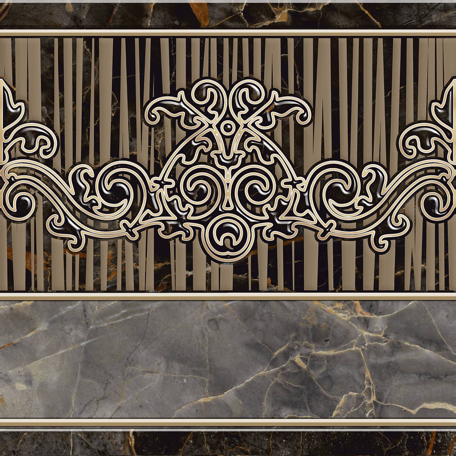 Декор Alma Ceramica Mitra 418х418х8.5 мм DFU03MIT407