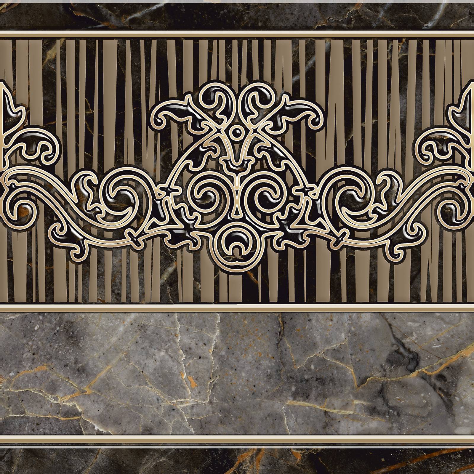 Декор Alma Ceramica Mitra 418х418х8.5 мм DFU03MIT407