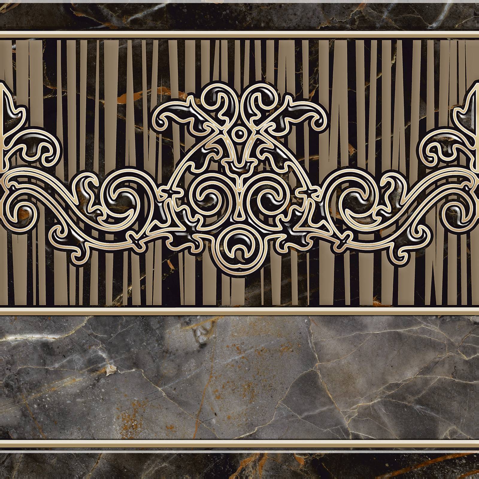 Декор Alma Ceramica Mitra 418х418х8.5 мм DFU03MIT407