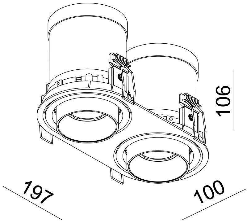 Встраиваемый светильник Deko-Light Rigel Mini 565313