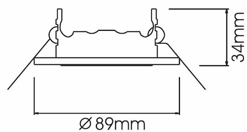 Встраиваемый светильник Deko-Light Uni II 12 Вт 4000K белый 686867