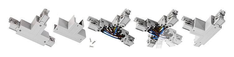 Соединитель T-образный для треков Deko-Light D Line 710027