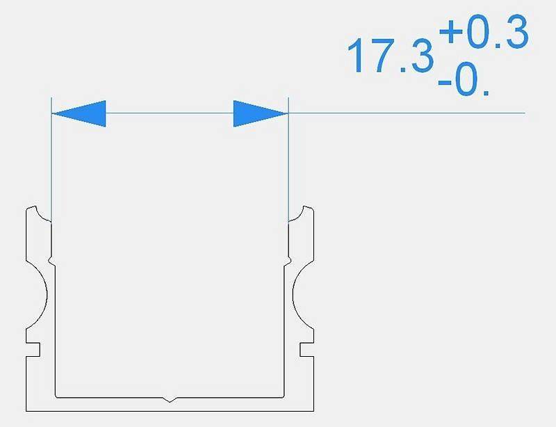 Профиль накладной Deko-Light AU-02-15 2000 мм серебристый 970160