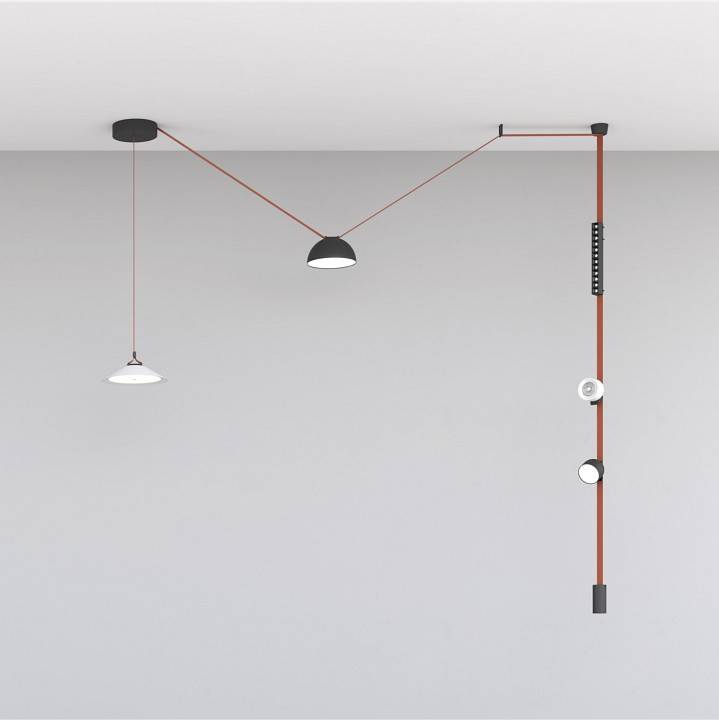 Накладной светильник Denkirs BELTY SPOT DK5540-WH+BK