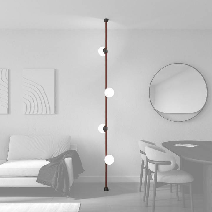 Светильник на растяжке Denkirs Belty SET комплект 5 ламп DK55SET09-01-BR