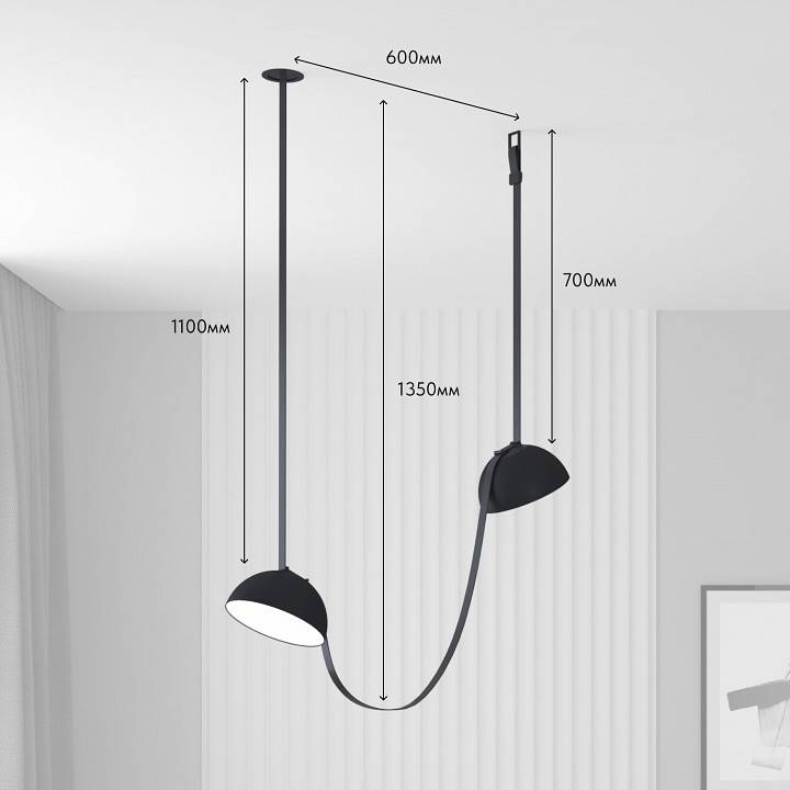 Комплект трековой системы Denkirs Belty SET DK55SET14-01-DG