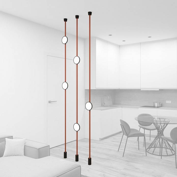 Светильник на растяжке Denkirs Belty SET комплект 10 ламп DK55SET19-01-BR