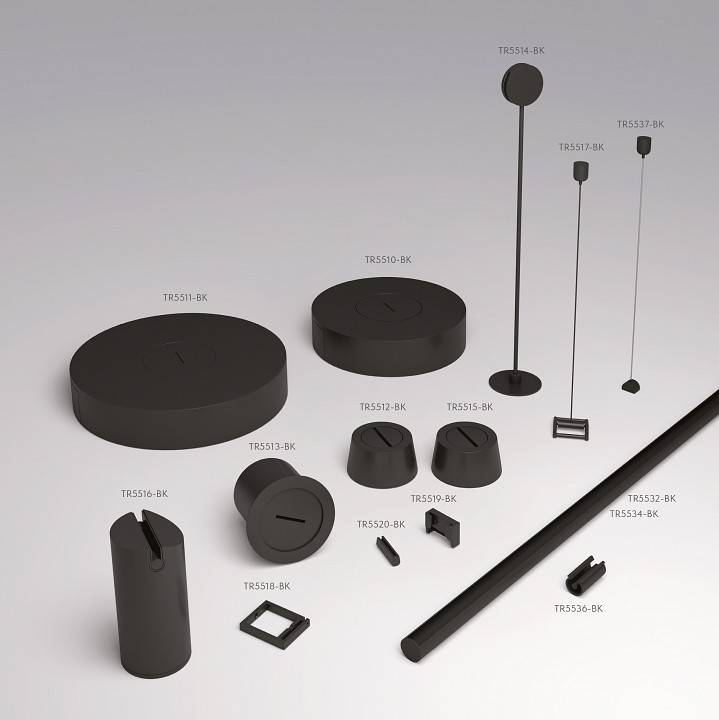 Подвес для треков-ремней Denkirs BELTY BASE TR5517-BK