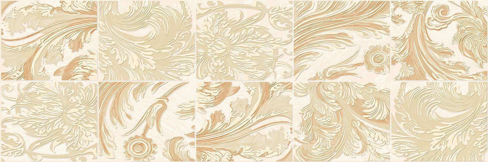 Вставка декоративная Alma Ceramica Dream 600x200x9 мм (5 шт в уп) DW11DRM11