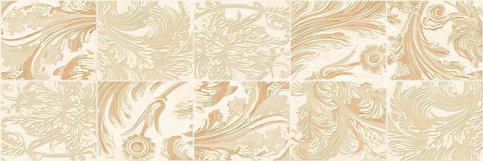 Вставка декоративная Alma Ceramica Dream 600x200x9 мм (5 шт в уп) DW11DRM11