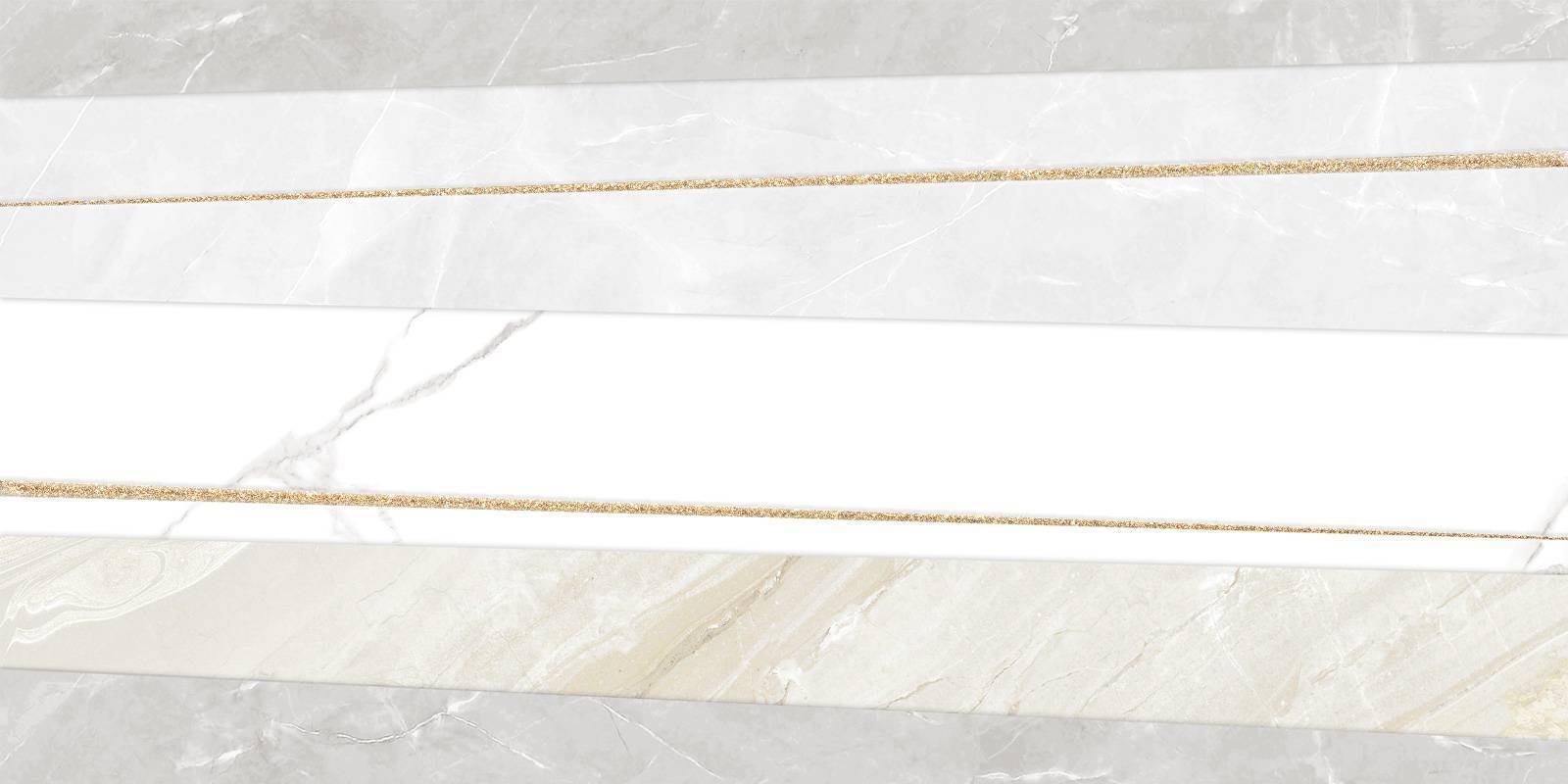 Декор Alma Ceramica Bayron Gold 250х500х9 мм (5 шт/уп) DW9BAO09